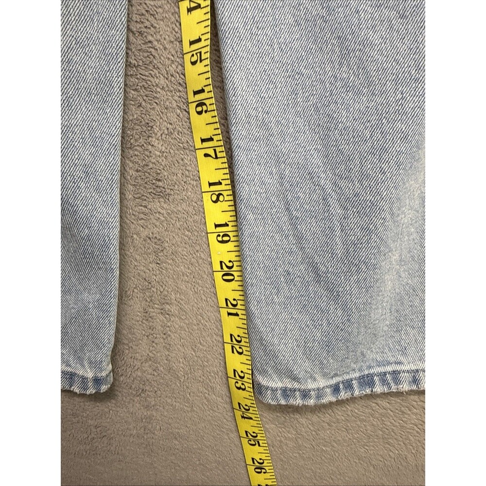 Scoop High Rise Barrel Ankle Jeans Womens Size 12 Distressed Light Wash NWT - Picture 6 of 9